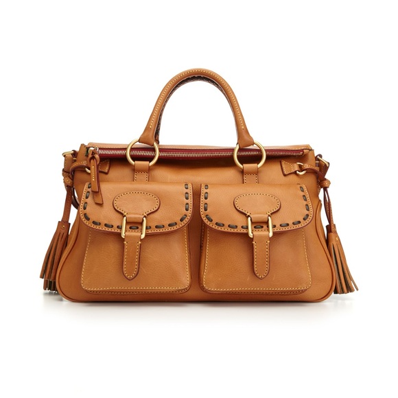 Dooney & Bourke Florentine Pocket Satchel - Natural Leather - Picture 12 of 12